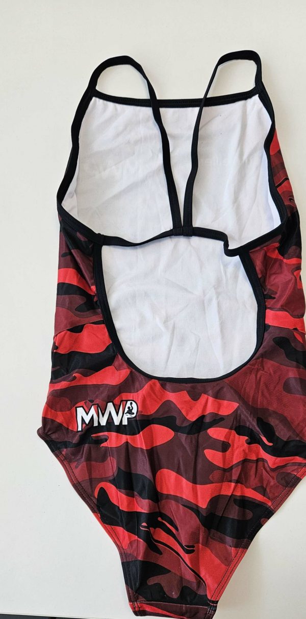 maillot de bain femme rouge recto