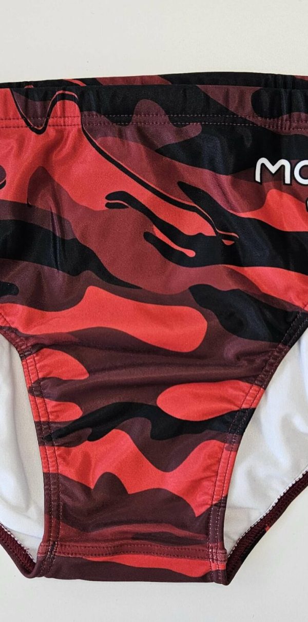 maillot de bain homme rouge recto